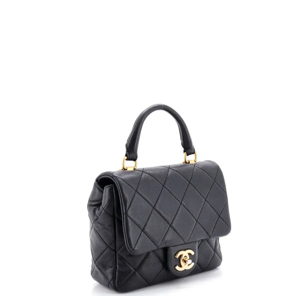 Chanel Square Top Handle Flap Bag #227674C48B